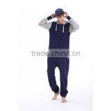 Fashion Onesie Jumpsuit With Hood for Men Adult Fleece Jumpsuits thumbnail-2