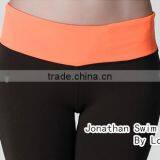 Women Sports Pants Made of Stretch Nylon Spandex Fabric, Ladies Nylon Spandex Yoga Pants thumbnail-2