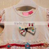 2016 Lovely Style Baby Dress Set Knitted Printed 100% Cotton Summer Dress TP-7751 thumbnail-2