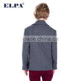 ELPA 2015 Style Double Breasted Wool Material Overcoat Short Style Warm Boy Gray Kids Winter Dress Wool Coat thumbnail-2