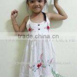 Thai Girls Cotton Children's Clothing Flowers Design Dress thumbnail-1
