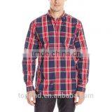 OEM China Manufacturer Customise Check Pattern Latest Shirt Designs for Men in India thumbnail-1