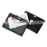 Wholesale Black Horizontal Polyurethane Cheap Credit Card Holder thumbnail-2