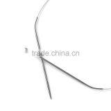 Custom Silver Tone Stainless Steel Circular Knitting Needles 81cm(31 7/8") Long Long, Needle Thickness: 3mm( 1/8") thumbnail-2