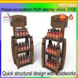 Wooden Retail Store Bottle Display Rack thumbnail-3