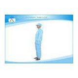 Dustproof ESD Antistatic Cleanroom Clothing Workwear Blue Color thumbnail-1