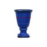 Strength Blue Ceramic Pot and Planter thumbnail-1