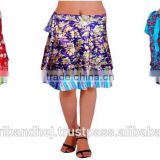 2016 Magic wrap skirts - Silk saree wrap skirts -party wear skirt-silk skirts 128
