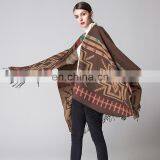 Cross Plum Lengthening Cashmere National Wind Travelling Shawl Scarf thumbnail-3