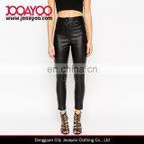 Women Tight Black Stretch Skinny Leggings Faux Leather Bodycon Pants thumbnail-2