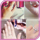 2017 New Style Sterling Silver Opening Adorable Cat Ear Ring Agent thumbnail-5
