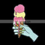 Customized Hot-cut Border Ice Cream Embroidery Patch thumbnail-1