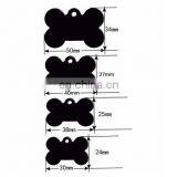 Hot Selling Anodized Aluminum Blank Bone Shaped ID Dog Pet Tag thumbnail-2