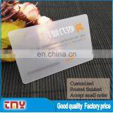 Frost Inkjet Printing Pvc Transparent Business Card Sheet thumbnail-6