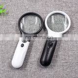 3 LED Reading Magnifying Glass 3X 45X Handheld Magnifier thumbnail-5