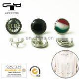 10mm Pearl Prong Snap Button / Press Spring Metal Pearl Snap Button for Fur Coat