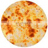 Hot Sale Custom Mexican Beach Food Blanket Double Sided for Novelty Tortilla Throw Blanket Adult thumbnail-6