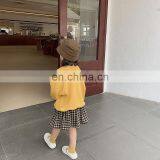 C1025/Custom Spring New High Quality Kids Clothing Girl's Casual Plaid Pleated Preppy Style Skirt thumbnail-4