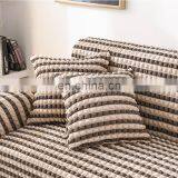 China Manufacturer Latest Design Seersucker Couch Protector Spandex Elastic Stretch Universal Sofa Cover For Home Decor thumbnail-6