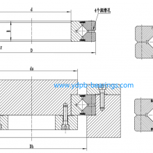 RA thin-wall cross roller bearings RA5008 RA6008 RA7008 RA8008 RA9008 RA10008 RA11008 bearing YDPB
