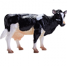 Custom Holstein Friesian Figure Pvc Holstein Cow Animal Model Toy Vivid Holstein Friesian Cow Action Figure thumbnail-3