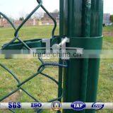 Green PVC Coated Diamond Wire Mesh| Chain Link Fence
