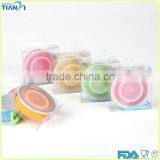 Promotional Travel Food Grade Silicone Foldable Cup thumbnail-1