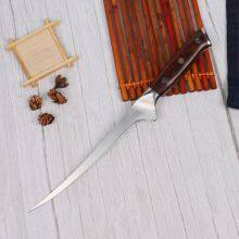 6/8 Inch Fish Fillet Knife Forged Japanese 420J2 High Carbon Stainless Steel Sandalwood Handle Boning Knife thumbnail-3