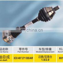 OEM Part Number 3C0 407 271 BS Auto Engine Parts Semi Drive Shaft Axle Shaft for Audi and Voklswagen