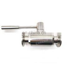 2 Inch Hygienic Stainless Steel 3A Standard Clamp High Platform Stainless Steel Tank Bottom Manual Low Price Ball Valve thumbnail-5