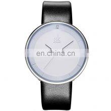 SHENGKE Elegant Couple Watches Leather Band Anniversary Gift Hand Watch Japan Quartz Pair Watches K8062G/L thumbnail-3