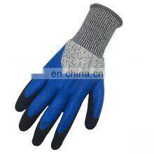 Great Grip HPPE Glass Fiber Construction Cut Resistant Level 5 Nitrile Coated Protective Safety Gloves thumbnail-2