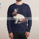 100% Thin Soft Combed Cotton Vintage Casual v Neck Tshirt for Men Wholesale thumbnail-6