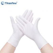 9inch 3.5g White Nitrile Exam Disposable Glove thumbnail-1
