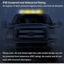 40LED Strobe Light Bar Double Side Flashing Emergency Warning Flash Light With Magnetic Base for Safety Vehicles Truck thumbnail-4