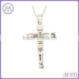 Unique Stainless Steel Latin Medieval Cross Pendant thumbnail-1