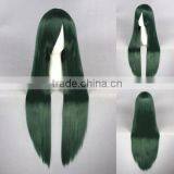 High Quality 100cm Long Green Mixed Wigs Straight Mima Cosplay Hair Wigs Synthetic Anime Wig Party Wig thumbnail-5