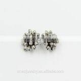 2015 Hot Sale Fashion Cluster Earring Beads Stud Earring Base thumbnail-4