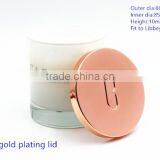 86mm Rose Gold Plating Candle Lid thumbnail-1