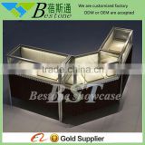 High end showroom display cabinet to store jewelry, luxury jewelry storage cabinet with lock