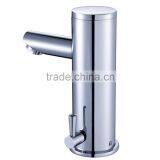 Chrome Plated Touch Free Auto Stop Faucet Motion Sensor Faucet Washbasin Sensor Tap With Temperature Control Handle thumbnail-3