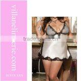 Sexy Marabou Babydoll Lingerie thumbnail-1