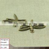 Wholesale Diy Accessories Zinc Alloy Hollow Out Dragonfly Pendant thumbnail-2