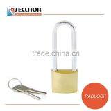 Keyed Alike Long Shackle Solid Brass Padlock thumbnail-3