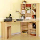 Furniture foshan china desk bookcase combination study table with bookshelf (SZ-FCB387)