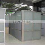 Small Office Cubicle Partition Aluminium Profile for Frosted Glass Partition Wall( SZ-WSP375)