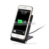 Wholesales 2015 New Arrival Qi Wireless Folding Charger 3 Coils Wireless Charger High Efficiency Wireless Charger Pad