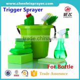 Chinese factory free sample plastic trigger spray head water spray pump series A with attractive price in any color