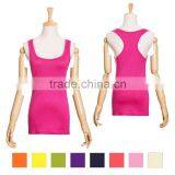 Sleeveless Lady Tank Top , Custom Tank Top Wholesale thumbnail-2