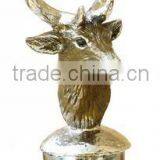 Pewter Hand Painted Stag Bottles Stopper Box Packed thumbnail-1